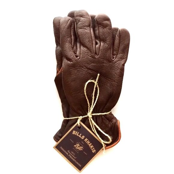 Bills Khakis Men's Deerskin Leather Driving Gloves - Picture 1 of 4